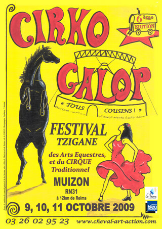 6ème festival Cirko Galop à Muizon près de Reims