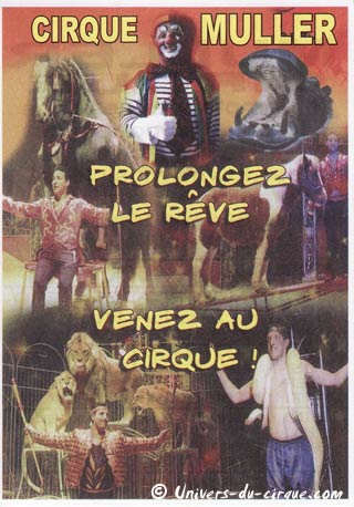 Le séjour du cirque Muller à Clamart se poursuit jusqu'au 20 septembre