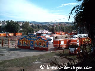 Le cirque Amar s'installe à Saint Etienne pour le week-end