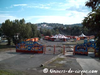 Le cirque Amar s'installe à Saint Etienne pour le week-end