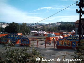Le cirque Amar s'installe à Saint Etienne pour le week-end
