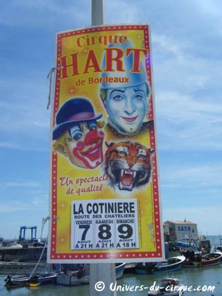 Le nouveau spectacle 2009 du cirque Hart de Bordeaux