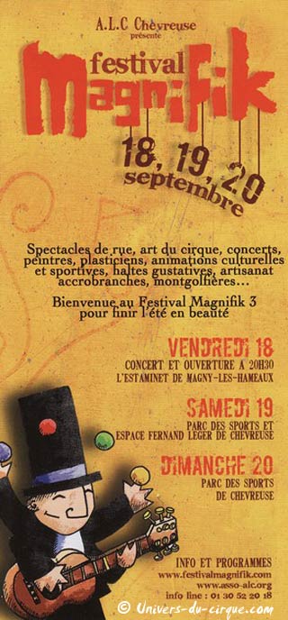 Yvelines : spectacle de l'école Valérie Fratellini à Chevreuse le 19 septembre 2009