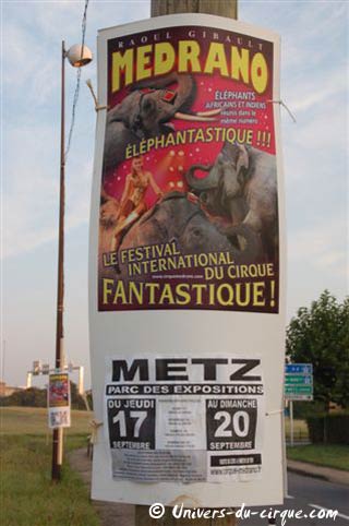 Le Cirque Medrano est arrivé à Metz
