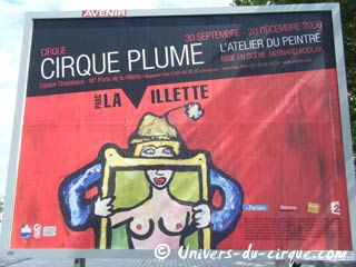 Le cirque Plume de retour à Paris à partir du 30 septembre 2009