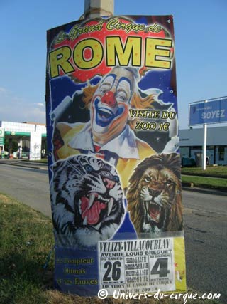 Yvelines: le Grand Cirque de Rome à Vélizy - Villacoublay du 26 septembre au 04 octobre 2009