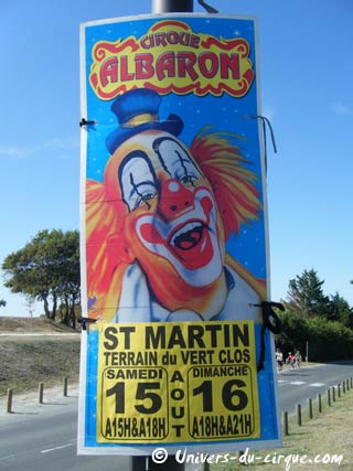 La saison 2009 du cirque Albaron 