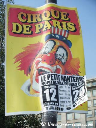 Le cirque de Paris en tournée en Ile-de-France