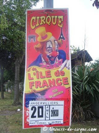 Le cirque de l'Ile de France de la famille Dubois
