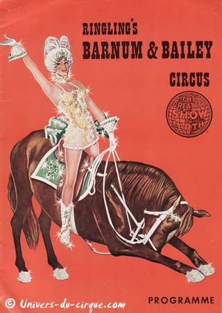 Le Ringling bros and Barnum & Bailey circus en tournée en France en avril 2010