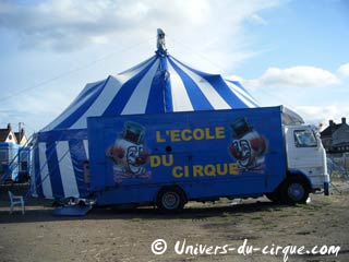 Eure: le séjour 2009 du cirque Sabrina Fratellini à Vernon
