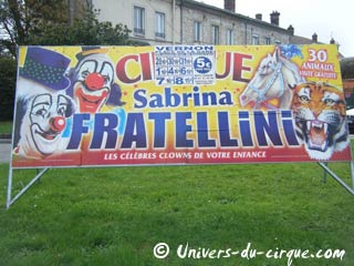 Eure: le séjour 2009 du cirque Sabrina Fratellini à Vernon