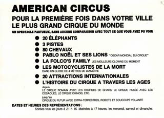 Trentième anniversaire de la première tournée en France de l'American Circus Togni (02)