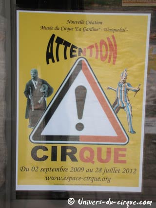 Wasquehal: inauguration de la nouvelle exposition de l'Espace Cirque La Gardine