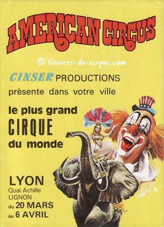 Trentième anniversaire de la première tournée en France de l'American Circus Togni (08)