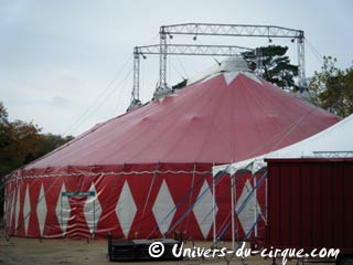Paris: le cirque de Nol Christiane Bouglione 2009 se prépare