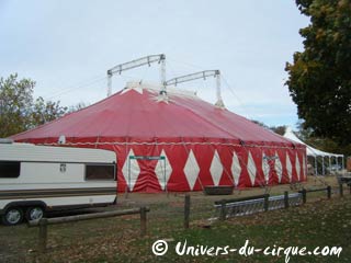 Paris: le cirque de Nol Christiane Bouglione 2009 se prépare