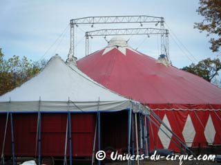 Paris: le cirque de Nol Christiane Bouglione 2009 se prépare