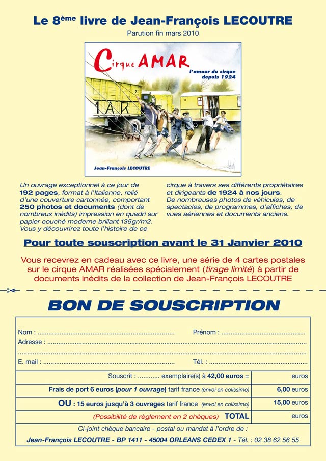 Lancement de la souscription du livre 