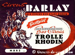 Les cirques d'Allemagne de l'Est (03): le Zirkus Barlay