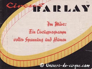 Les cirques d'Allemagne de l'Est (03): le Zirkus Barlay