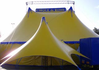 Un nouveau chapiteau pour le Cirque de Rome