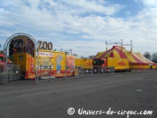 Les premières dates de la tournée 2010 du cirque Pinder