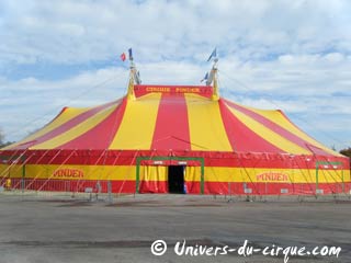 Les premières dates de la tournée 2010 du cirque Pinder