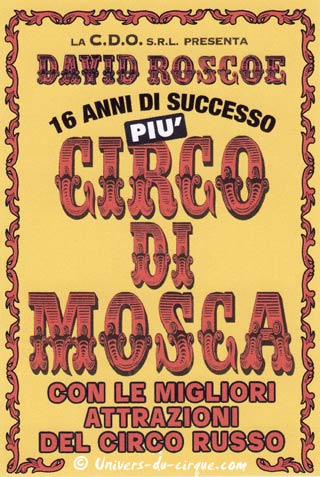 Les cirques italiens arrivent en France