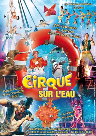 La première du cirque sur l'eau à Lyon approche, ça s'arrose!