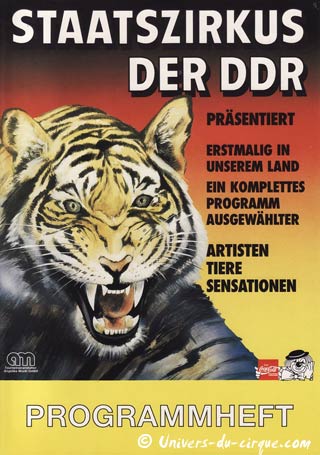 Les cirques d'Allemagne de l'Est (12): les tournées des cirques d'Etat dans les pays capitalistes