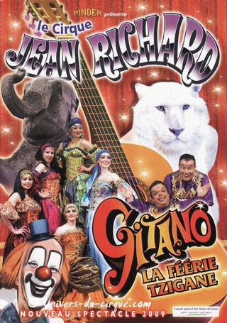 Le nouveau programme 2009 du cirque Jean Richard