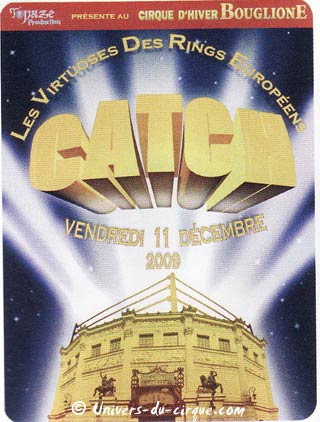 Paris: catch au cirque d'hiver Bouglione le 11 décembre 2009