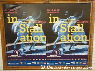 Affichage du spectacle 