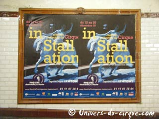 Affichage du spectacle 