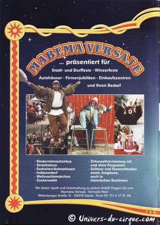 Les cirques d'Allemagne de l'Est (17): le Zirkus Hein