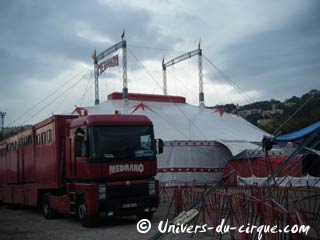 Tournées hivernales du cirque Medrano: le tiercé gagnant de Raoul Gibault