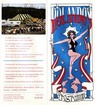 Les cirques d'Allemagne de l'Est (18): le Zirkus Rolandos