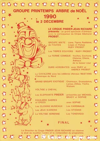 Les cirques d'Allemagne de l'Est (19): le Zirkus Probst