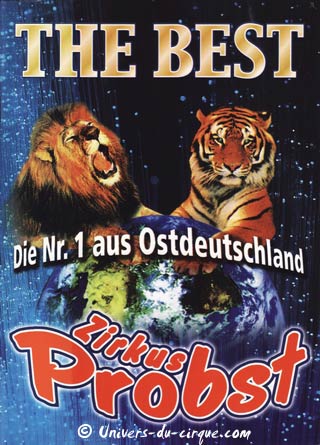 Les cirques d'Allemagne de l'Est (19): le Zirkus Probst