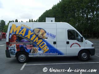 Val d'Oise: le cirque Maximum sur la base de loisirs de Cergy-Pontoise du 15 au 27 décembre 2009