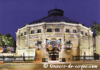 Paris: nouvelles cartes postales du cirque d'hiver Bouglione