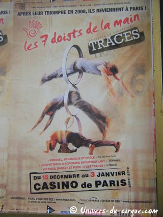 Les sept doigts de la main sont arrivés au Casino de Paris