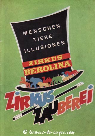 Les cirques d'Allemagne de l'Est (24): petit supplément de programme(s) pour les collectionneurs (suite)