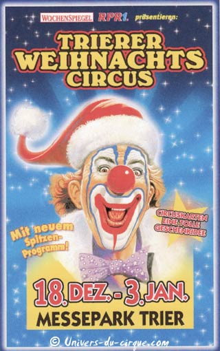 Allemagne: cirque de Nol à Trêves du 18 décembre 2009 au 03 janvier 2010