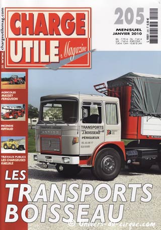 Parution de Charge Utile Magazine de janvier 2010