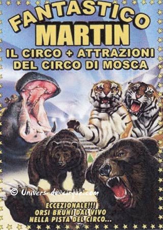Italie: les cirques de Nol 2009 en Sardaigne
