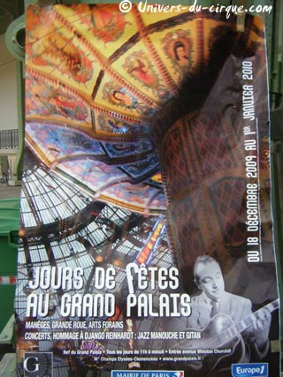 Paris: Jours de Fêtes au Grand Palais jusqu'au 01er janvier 2010