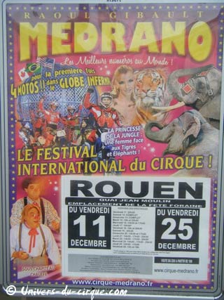 Seine Maritime: succès du cirque de Nol Medrano à Rouen