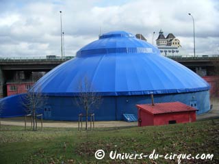 Les anciens locaux de l'Ecole Nationale du Cirque d'Annie Fratellini à Paris